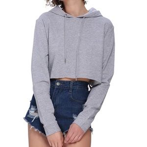 NWOT Crop Top Hoodie
